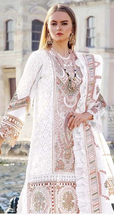 Maria b Chikan collection  D NO:- 1371 A-B MEHBOOB TEX